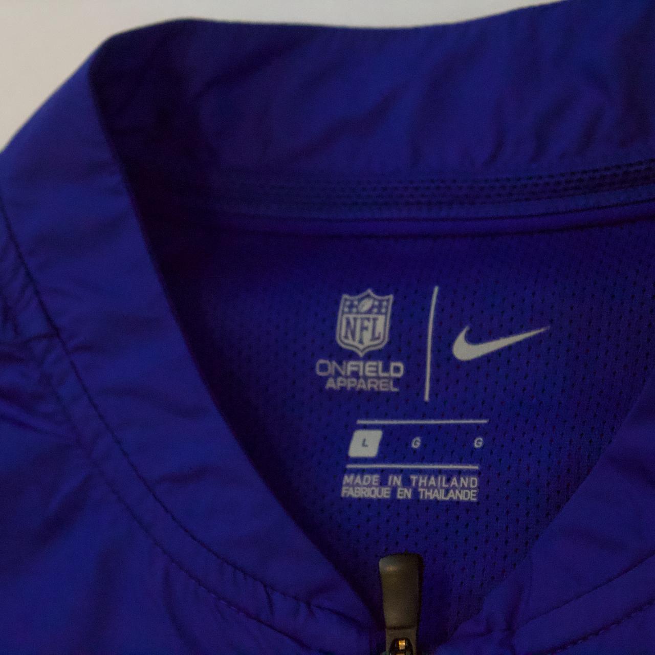 NFL on field apparel Nike Los Angeles rams full zip - Depop