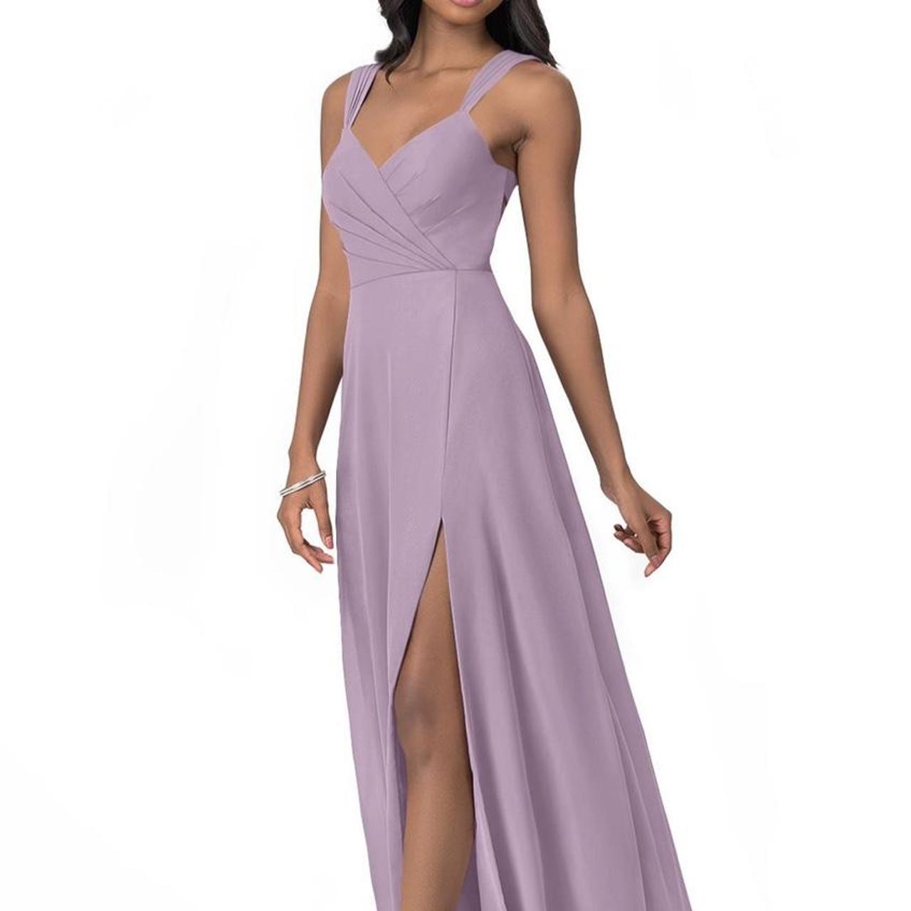 Azazie Nahrin dresss in Wisteria, I am 5’1 normally...