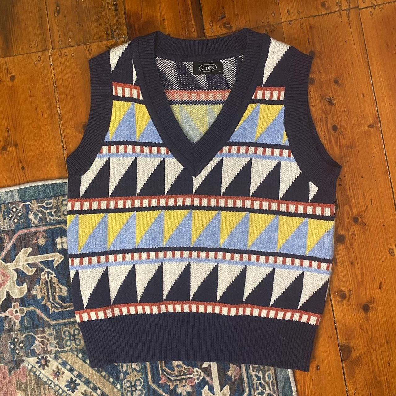 Cider sleeveless knit. Knit Vest Colour Depop