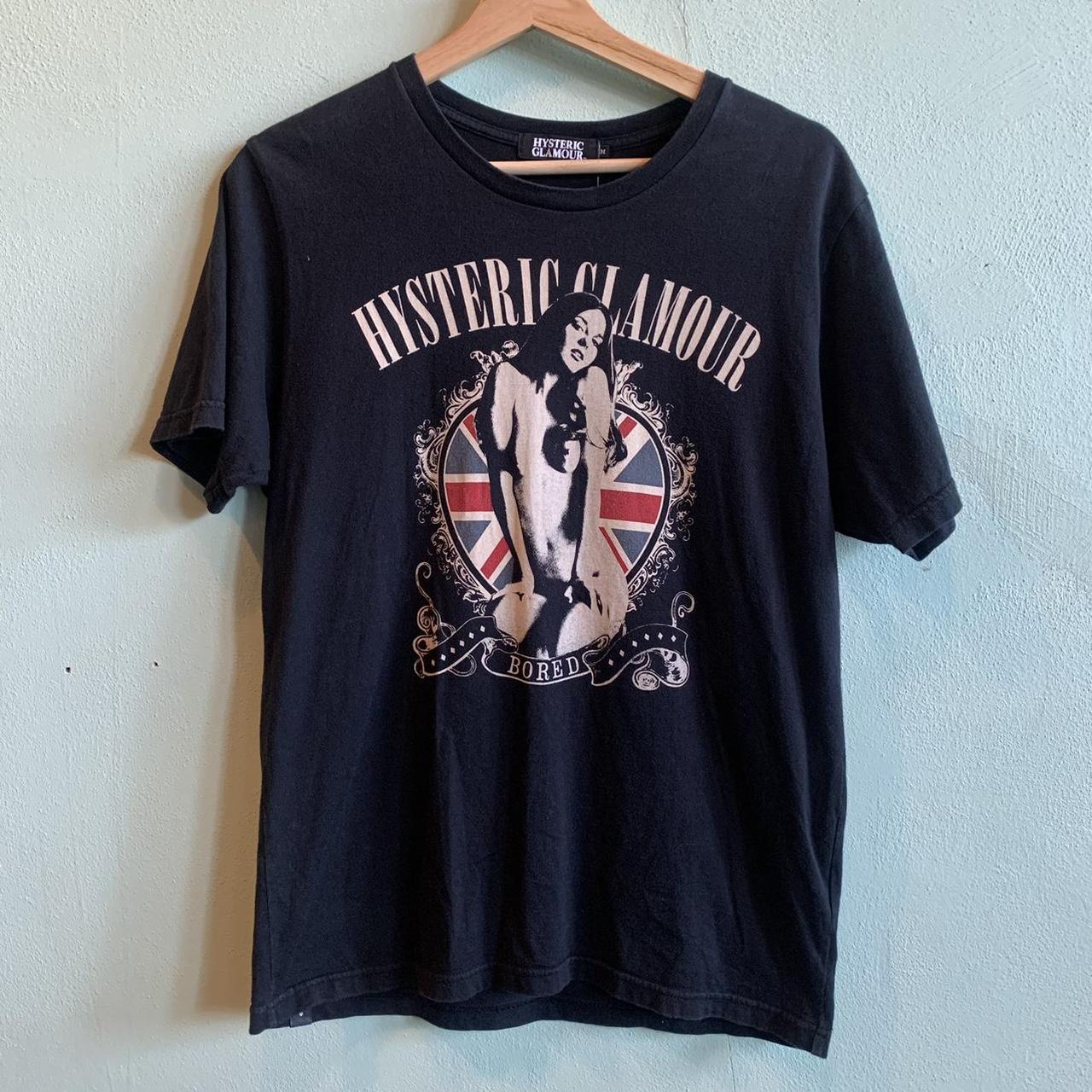 Hysteric Glamour “keep Britain sexy” tee with nude... - Depop