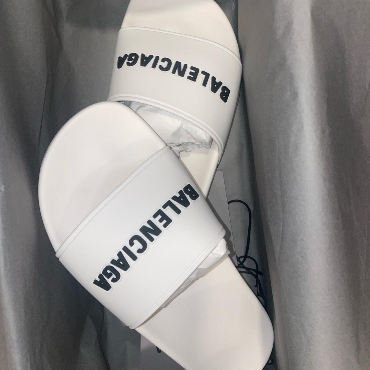 Brand new Balenciaga pool slides Never been worn Depop