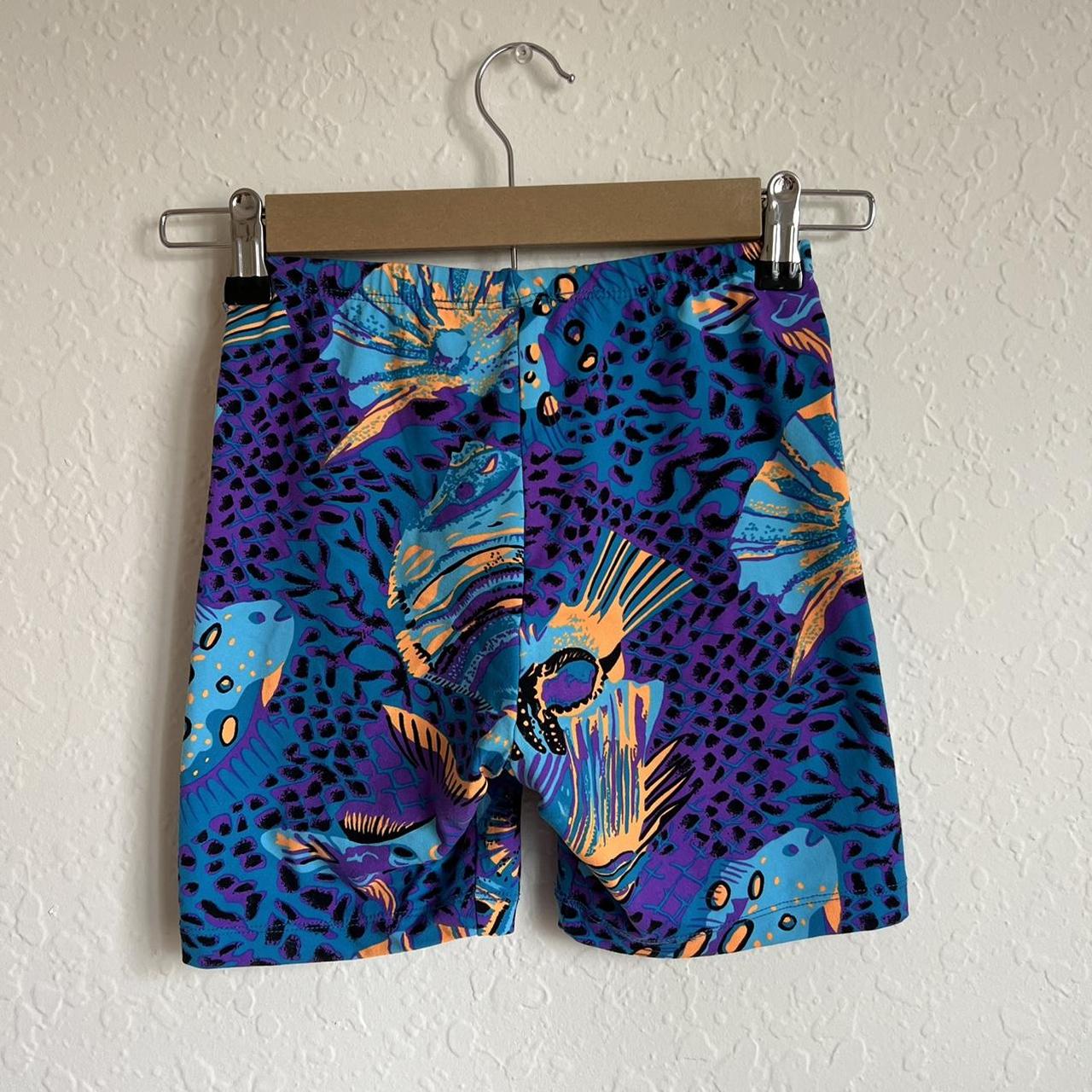 Women's Blue and Purple Shorts (4)