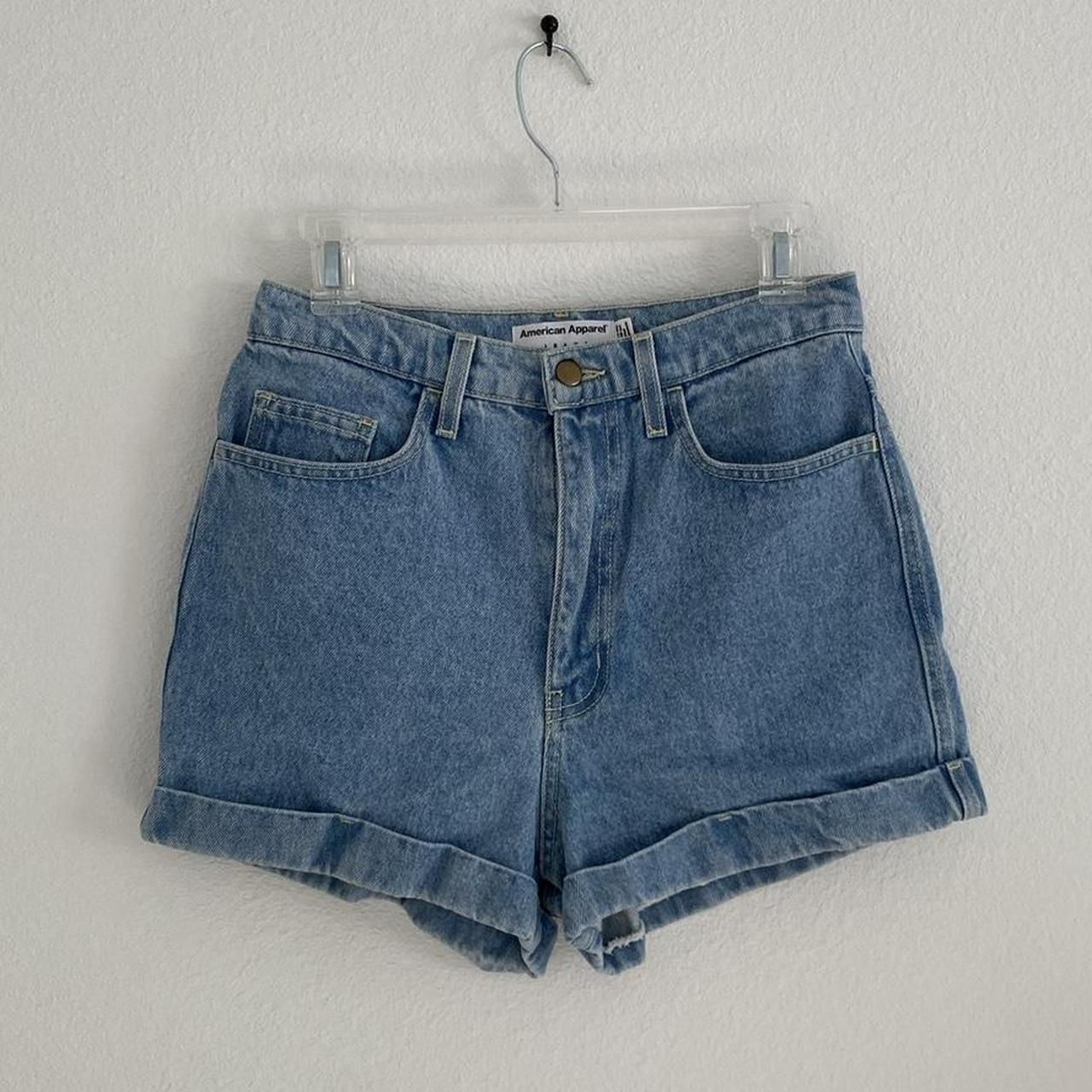 2010s American Apparel Denim Shorts Size 28 Depop