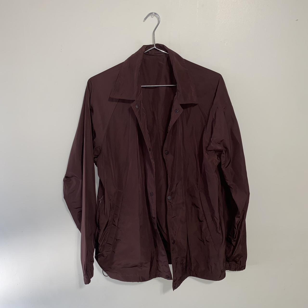 Uniqlo on sale maroon jacket