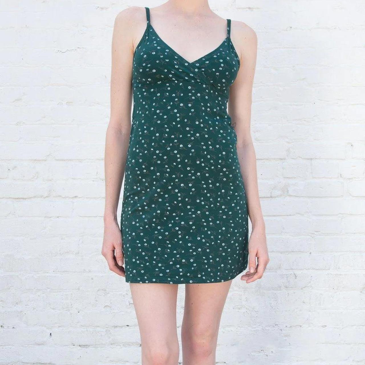green floral brandy melville dress Depop