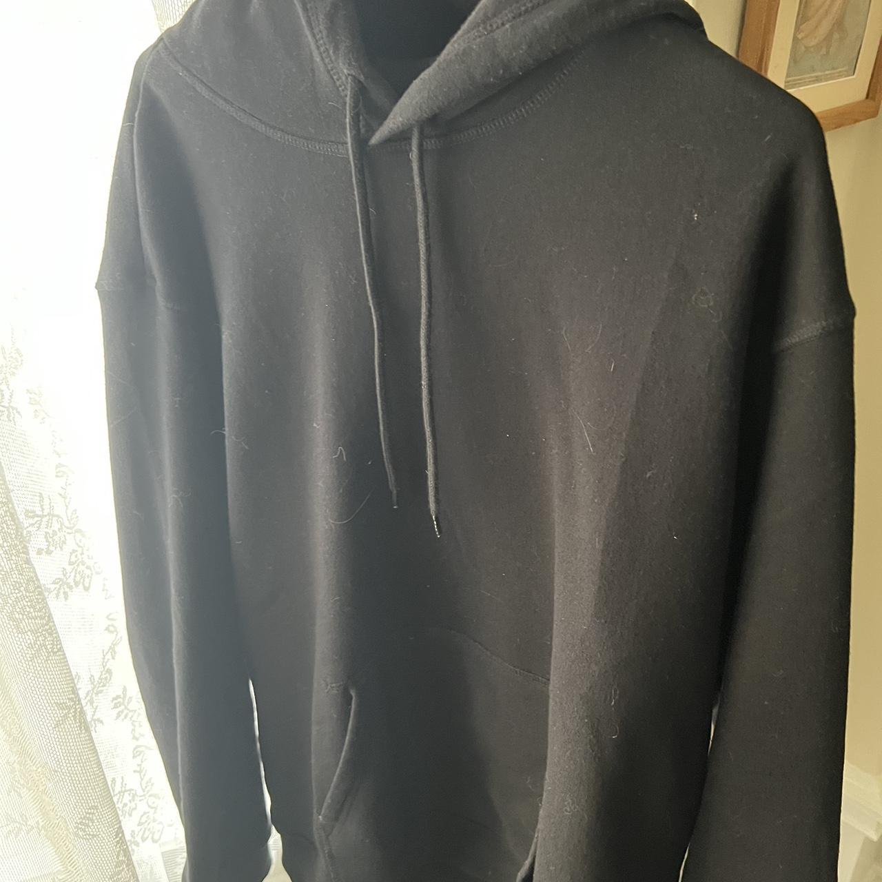 H&M Mens Large Relaxed Fit Hoodie Black. Like new... Depop