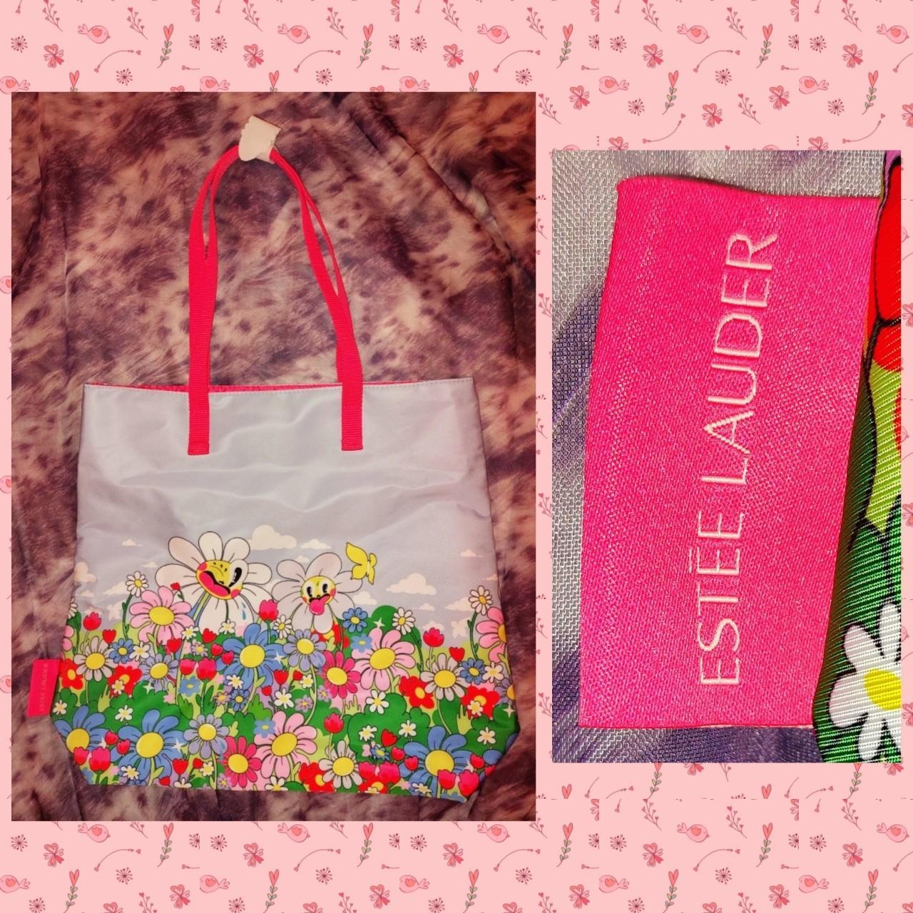 Estee lauder 2025 floral tote bag