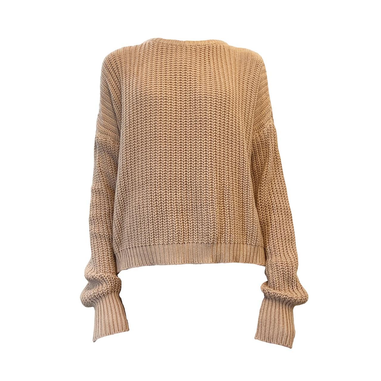 Brandy Melville Nude Blush pink knit sweater. Fits...