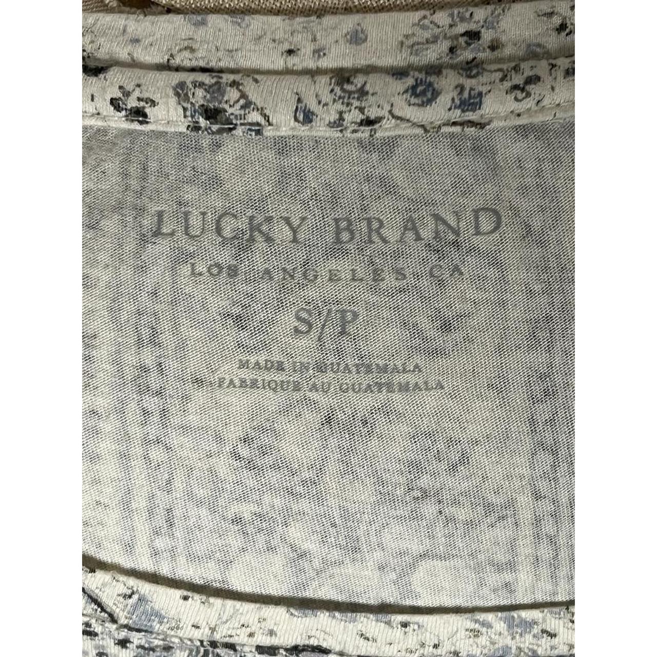 NWOT Lucky Brand Tee Shirt Size S All Over - Depop