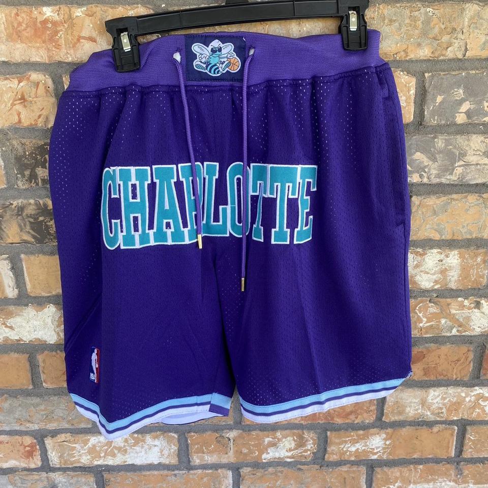 JUST DON charlotte hornets basketball shorts size... - Depop