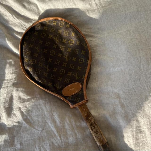 Louis Vuitton vintage tennis racquet cover