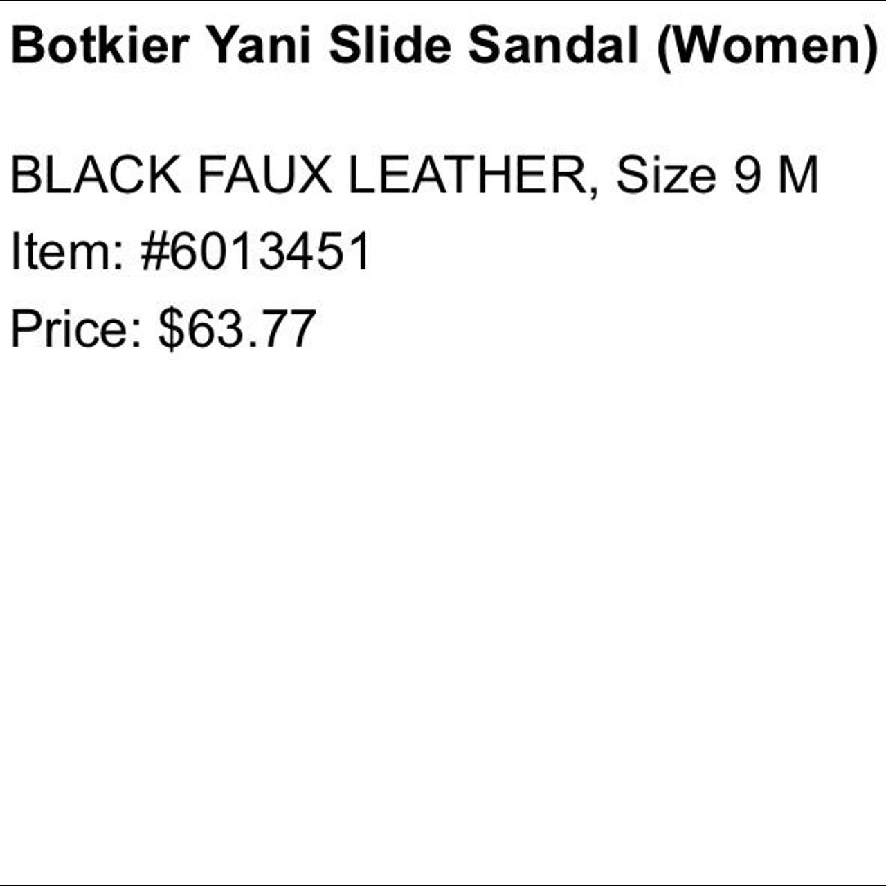 Botkier Women's Black and Cream Sandals (4)
