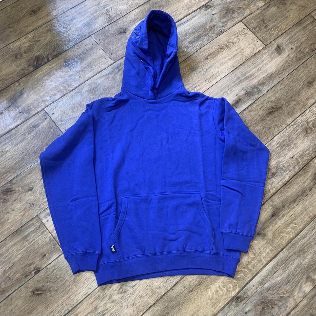 Stussy Australia Classic Blue ‘Hood Print’ Hoodie... - Depop