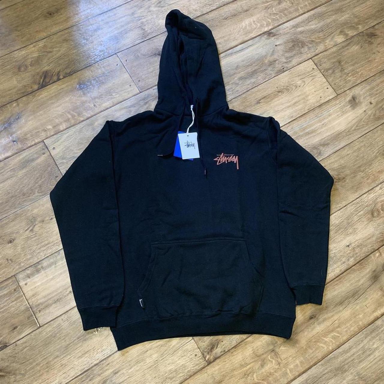 Stussy Australia Classic Black Hoodie... - Depop