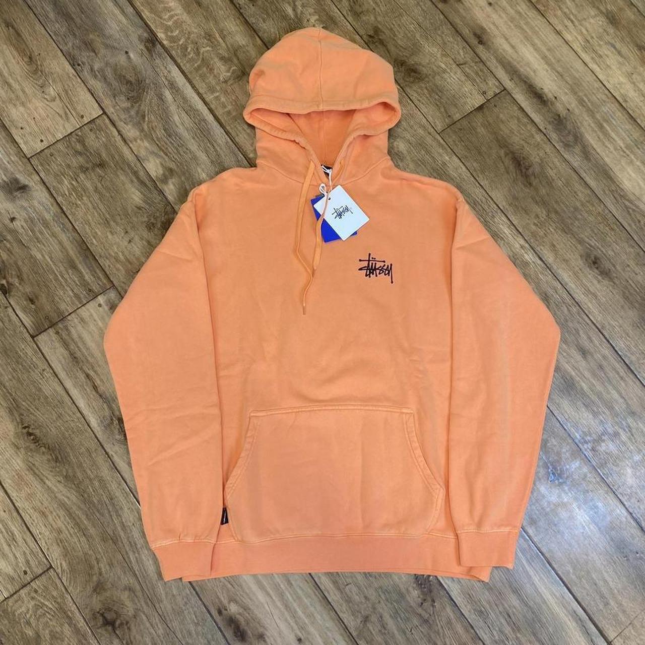 Stussy orange clearance hoodie