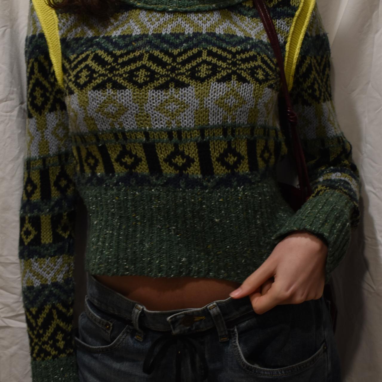 Urban Outfitters multi coloured knit jumper Really Depop