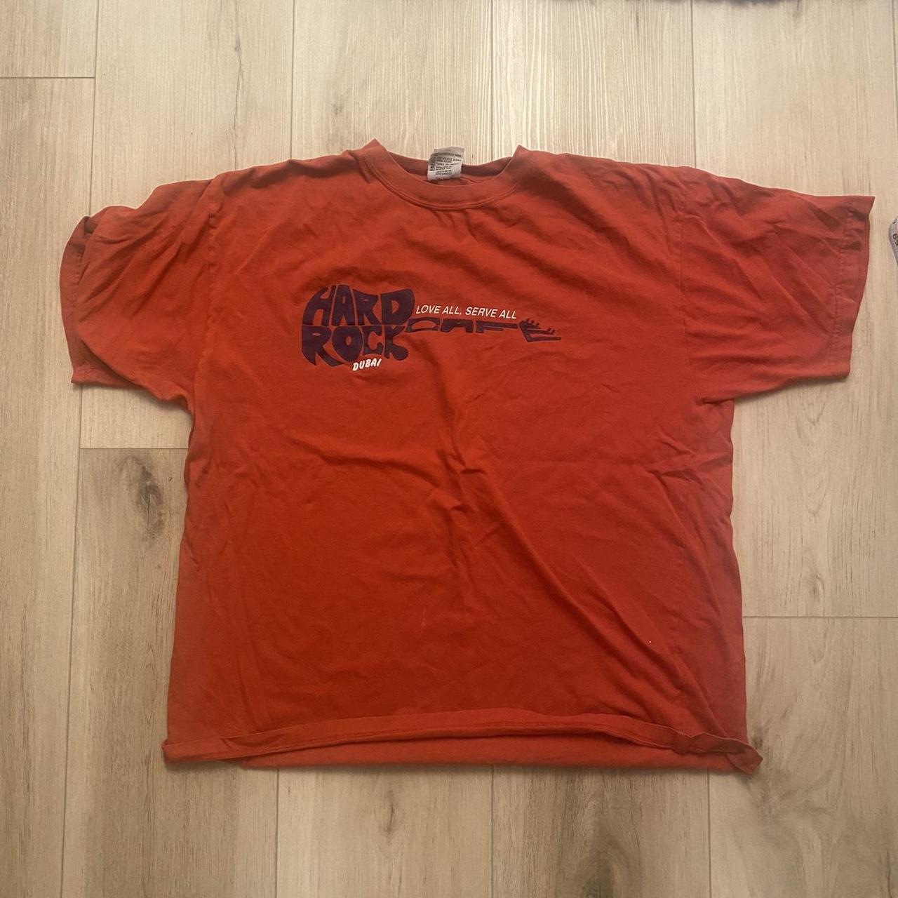 hard rock cafe dubai tee xl gives dad rock... - Depop