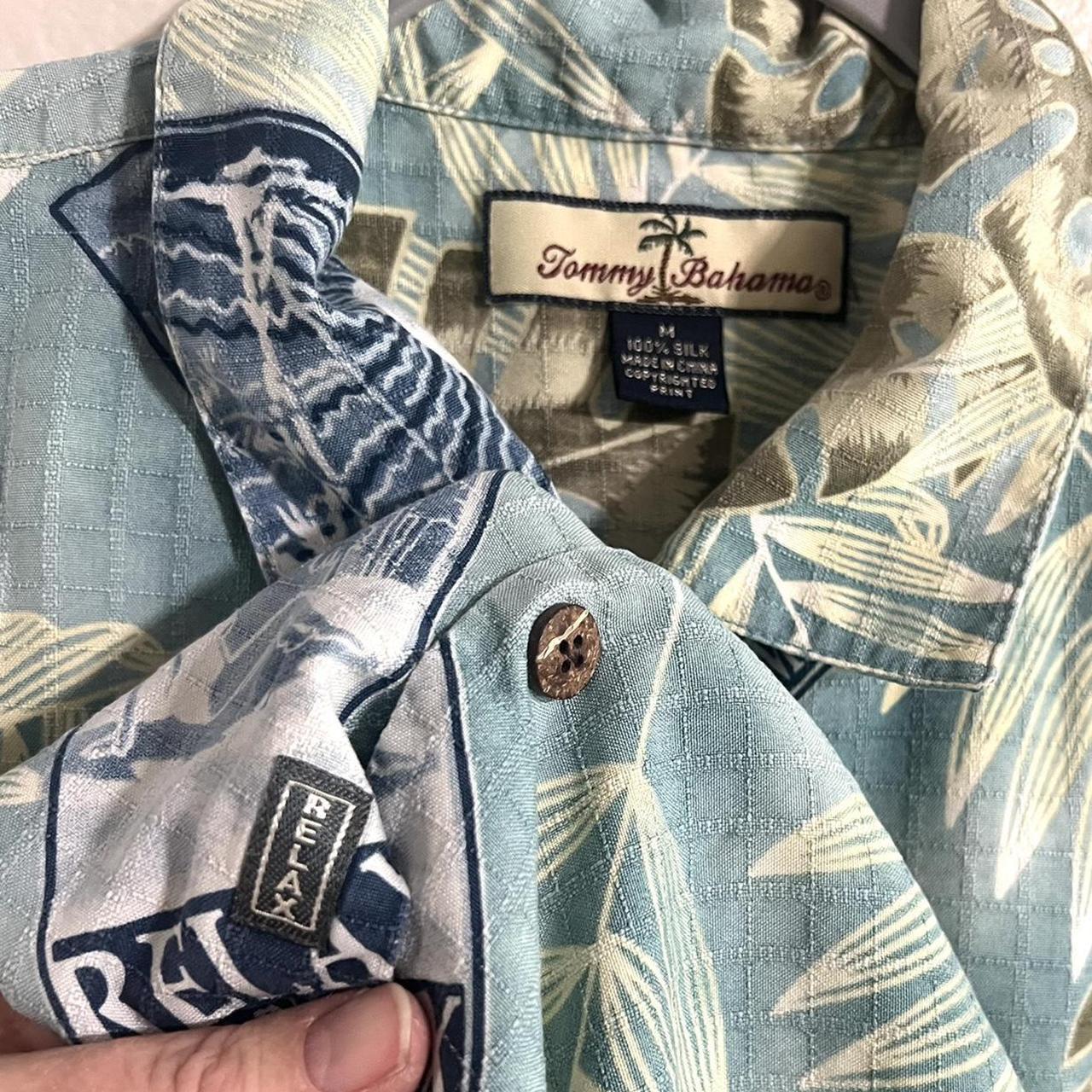 Tommy Bahama 100% silk relax Hawaiian camp shirt. - Depop