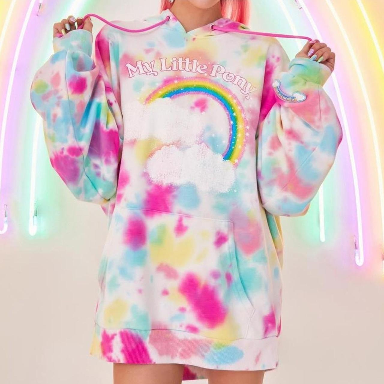 dolls kill my little pony tie dye hoodie 🦄💕 ️ 🩷size... Depop