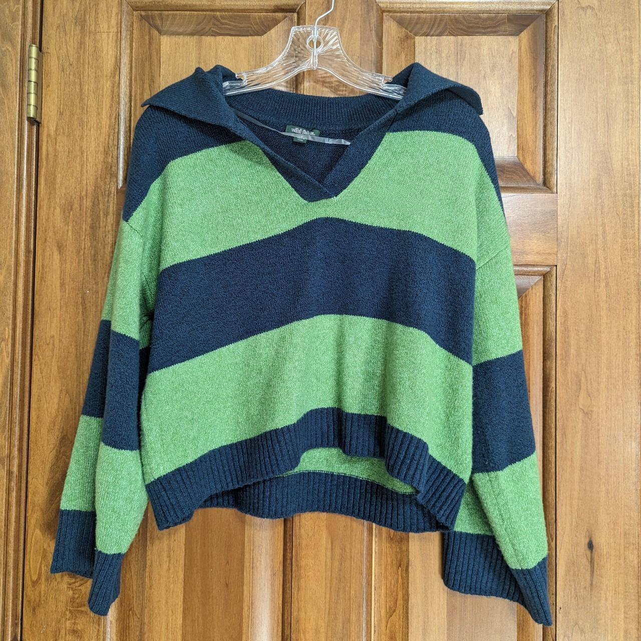 Wild fable deals striped sweater