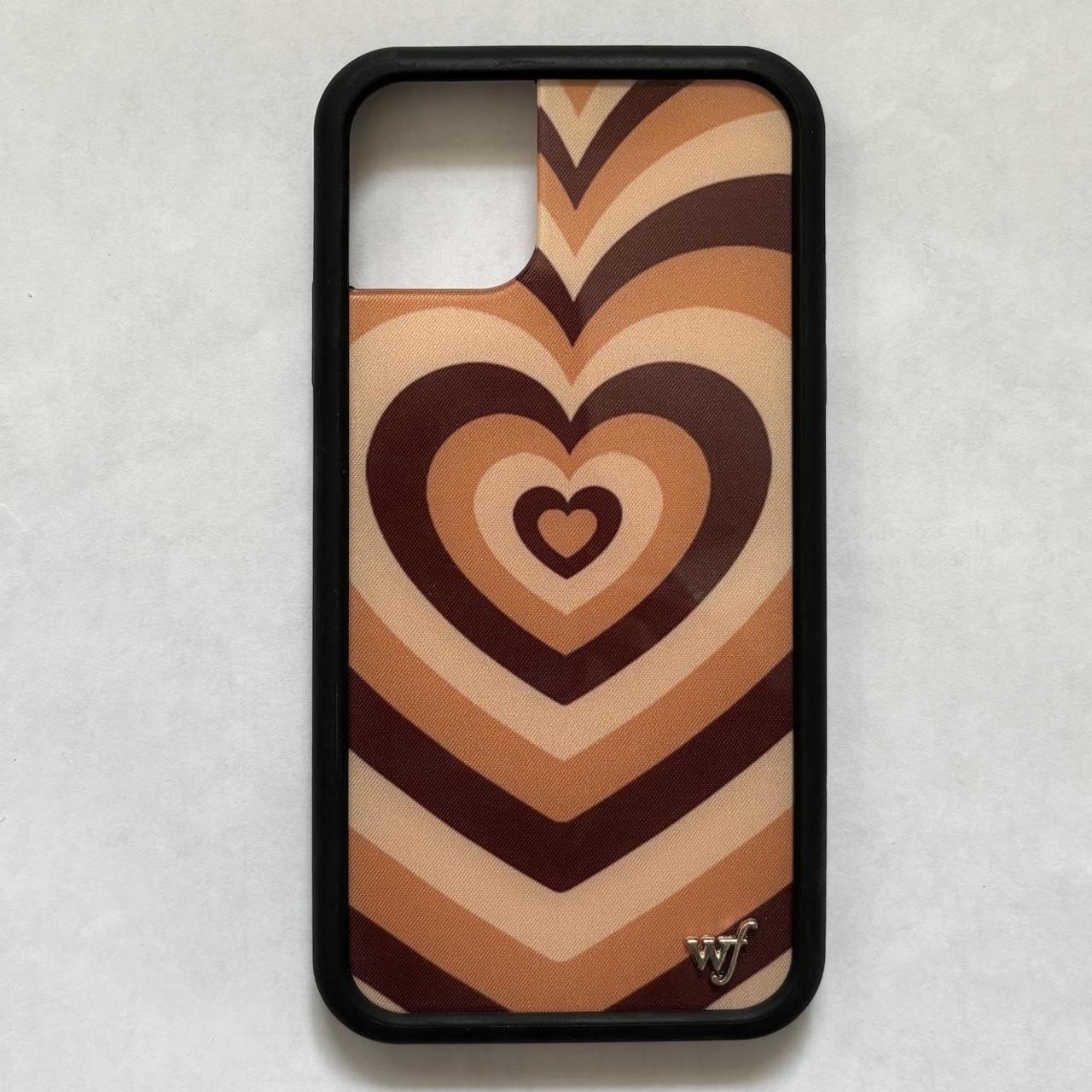 Brown Heart Case Wildflower Latte Love Wildflower Iphone 11/XR