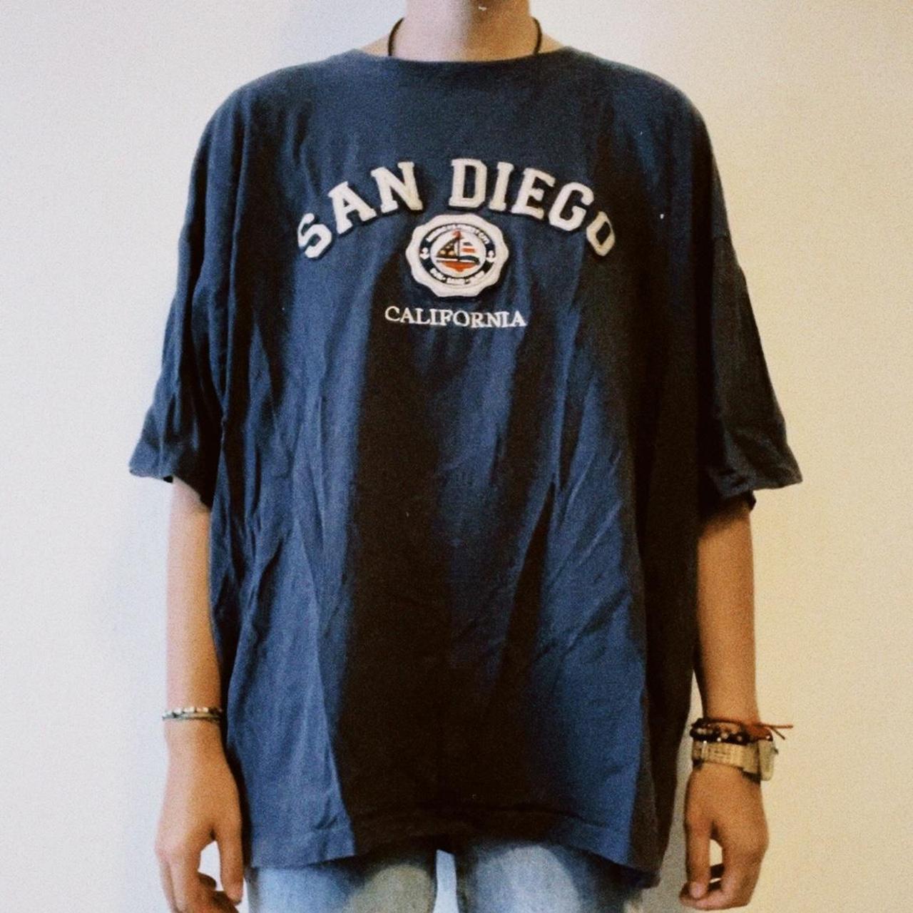 GRAPHIC TEE san diego vintage graphic tee soft and… - Depop