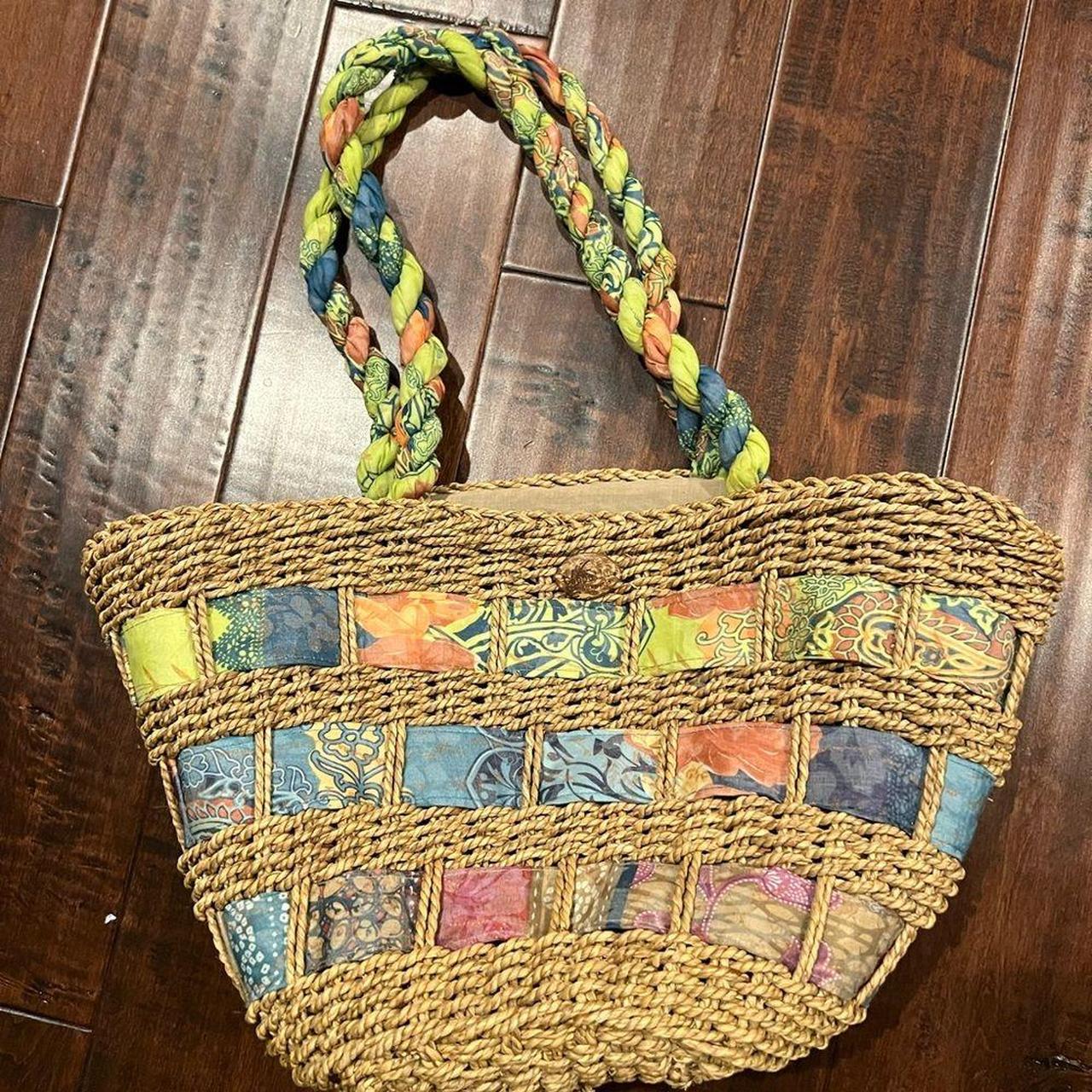 Source Unknown Women's Bag - Multi/Cream – Vintag… - image 4