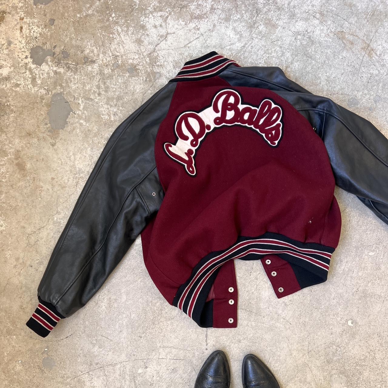 Vintage varsity letterman jacket “Lisa” Best Depop