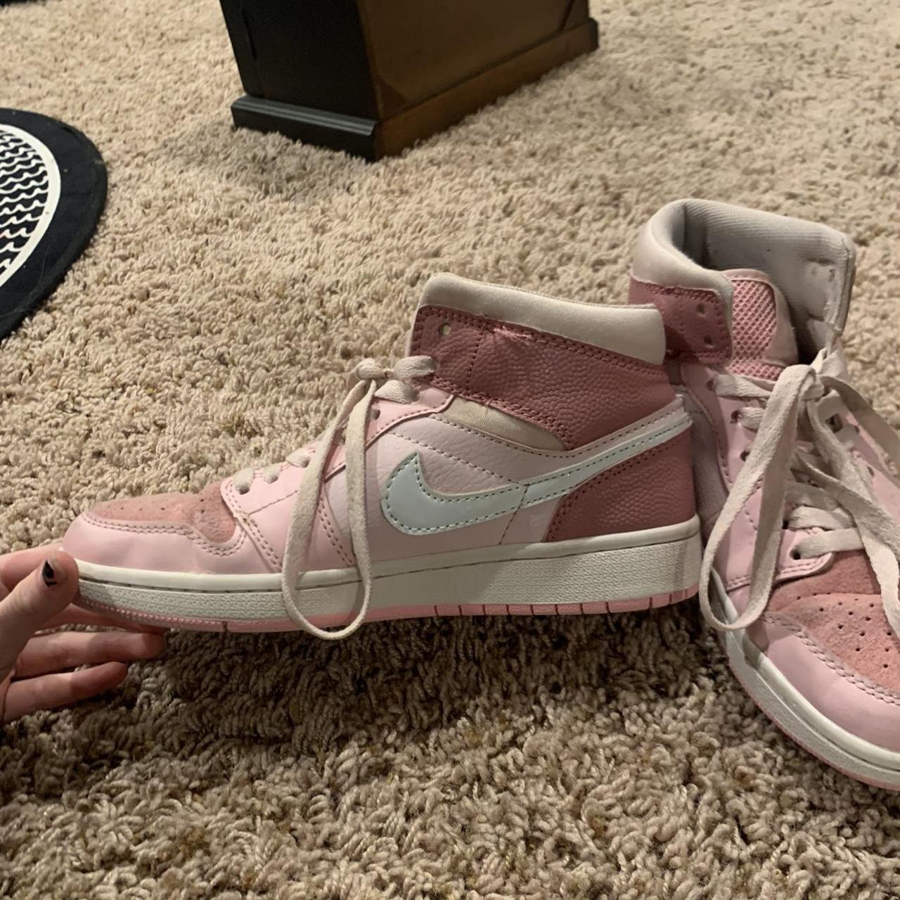 digital pink air jordans