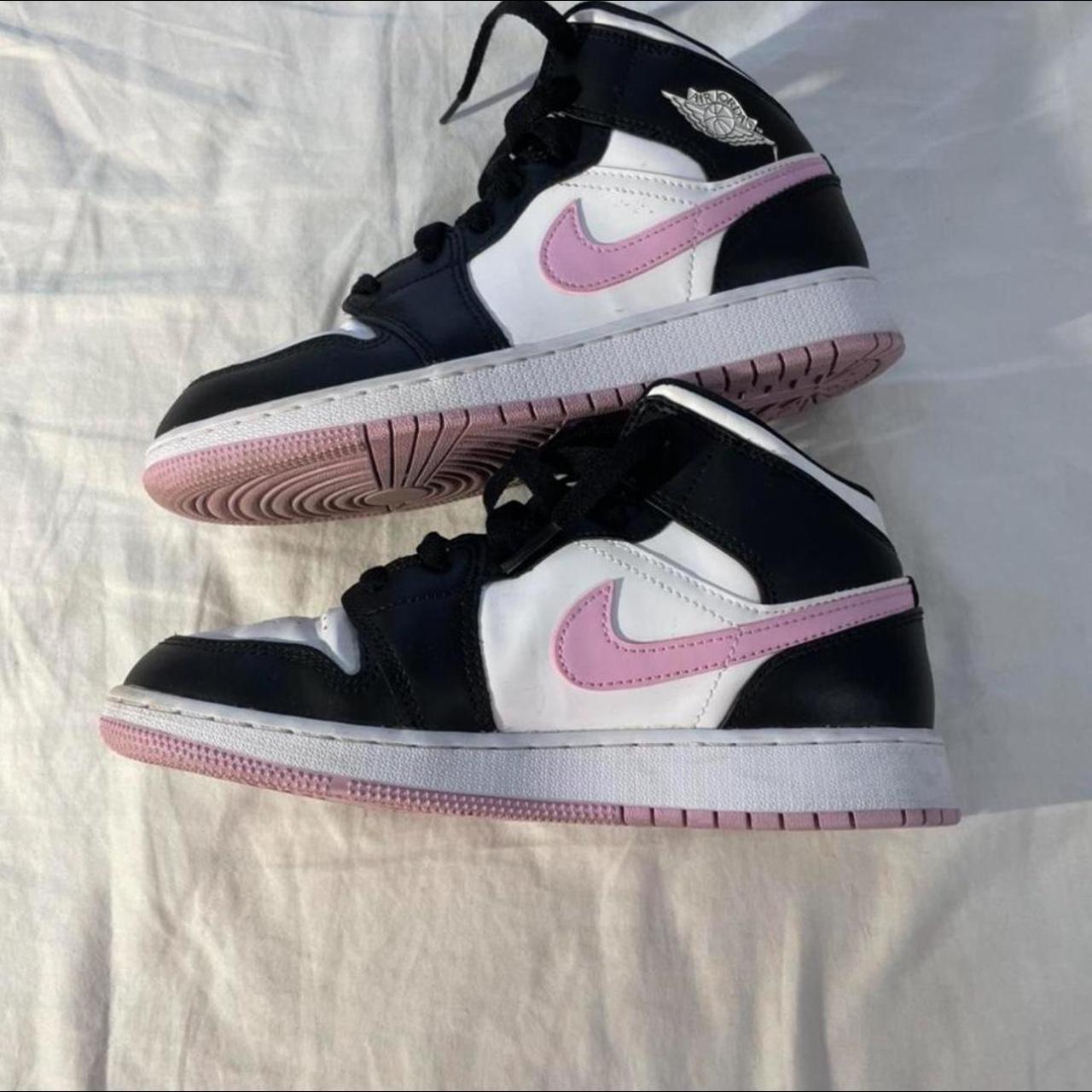 jordan 1 womens pink and white