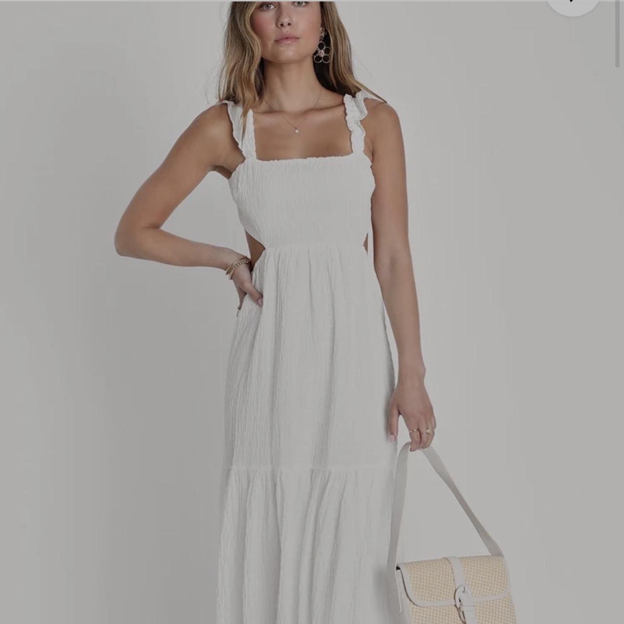 White Maxi Dress - Smocked Dress - Tiered Maxi Dress - Lulus