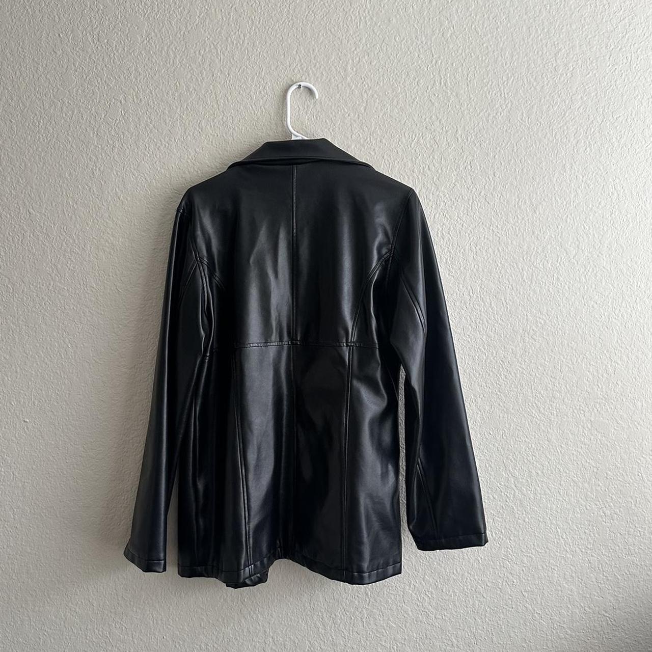 Y2K Limited Too Faux Leather Coat Size: XXXL - Would... - Depop