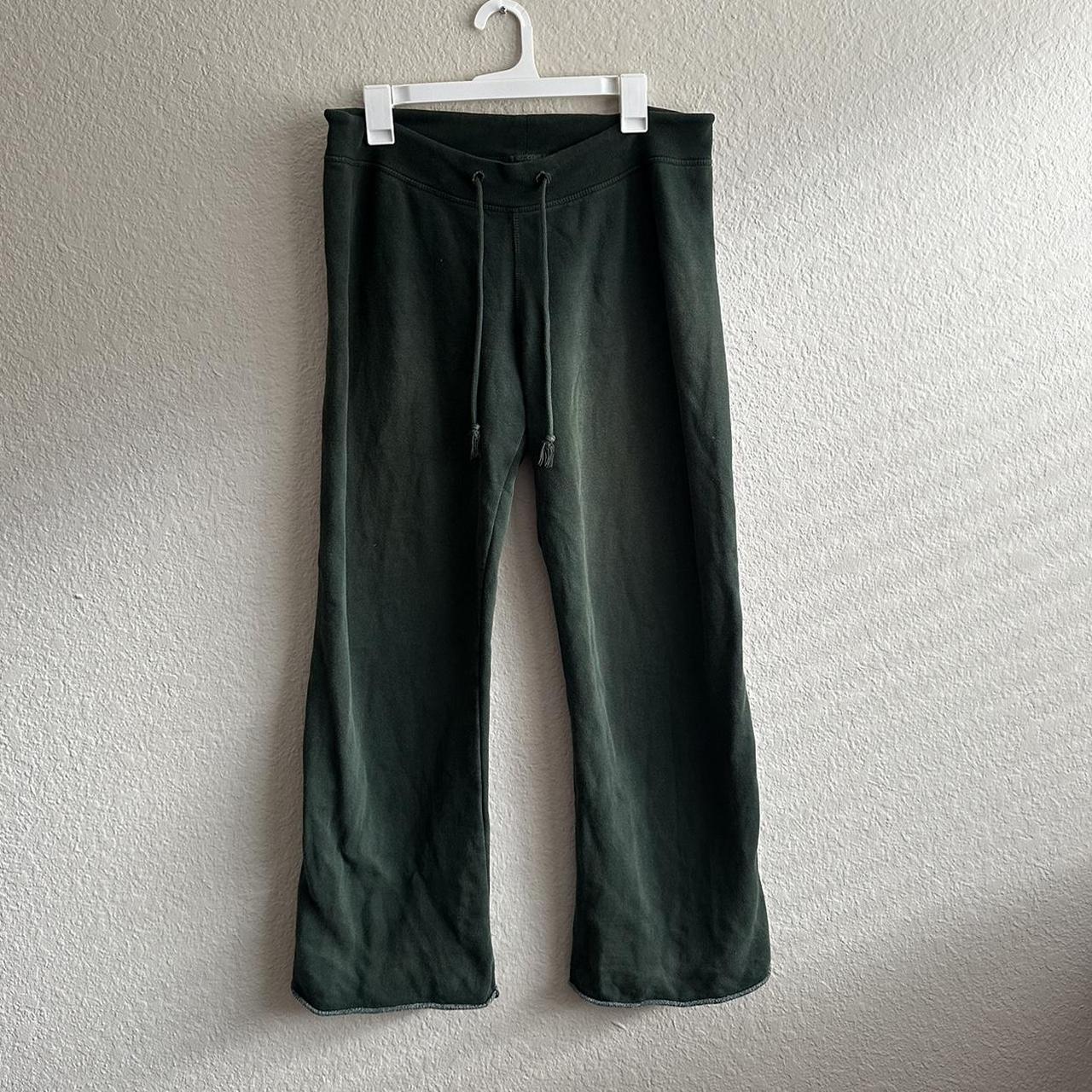 Brandy Melville Green Sweatpants Size One... Depop