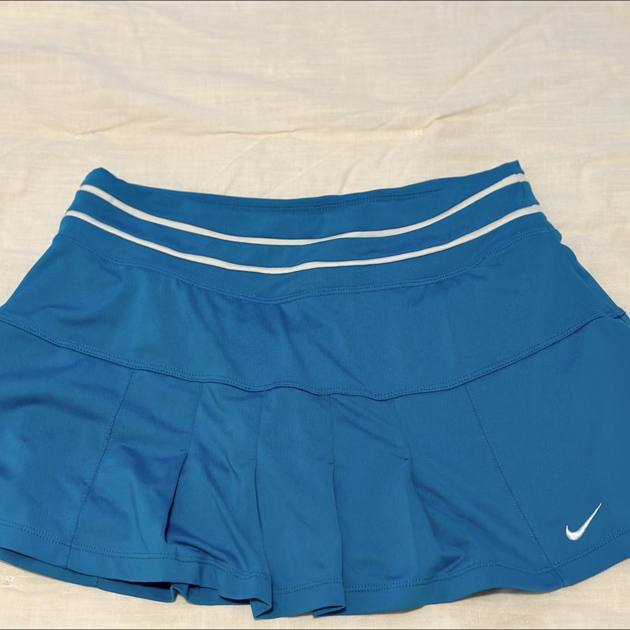 Cute blue Nike tennis skirt! lululemon nike... Depop