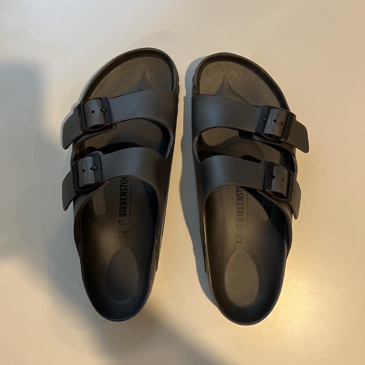 Birkenstock Men's Grey Sandals Depop