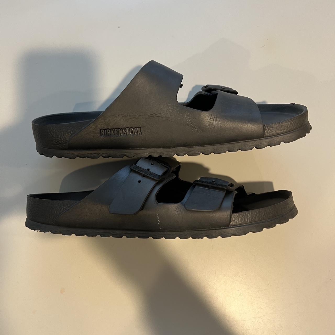 Birkenstock Men's Grey Sandals Depop