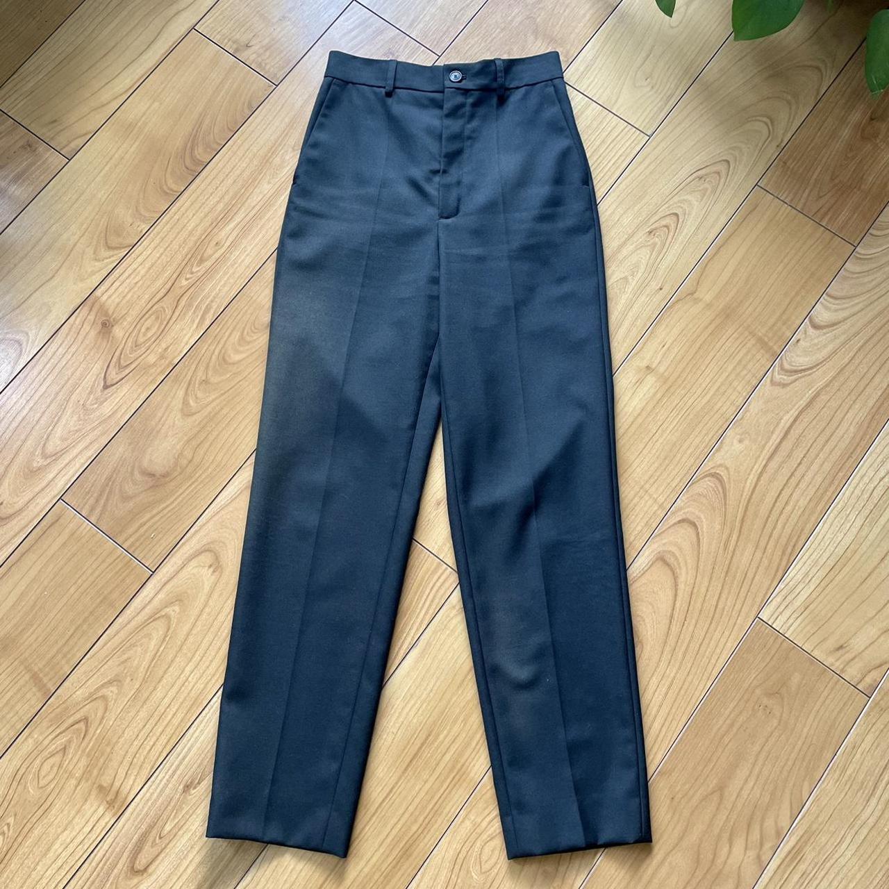 BALENCIAGA incredible black tailored wool trousers... - Depop