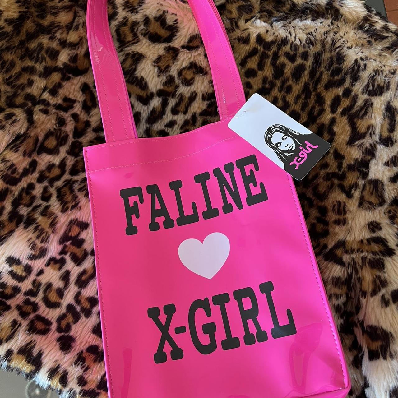 X-Girl  Women's Pink and Black Bag