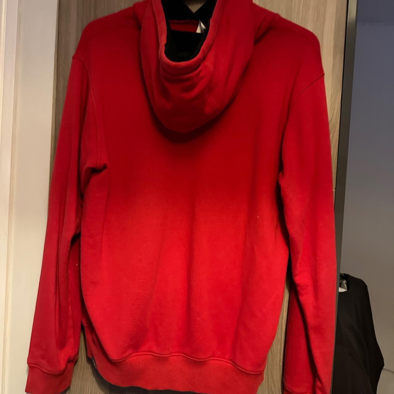 The North Face Red Hoodie (XXL) Small hole corner... - Depop