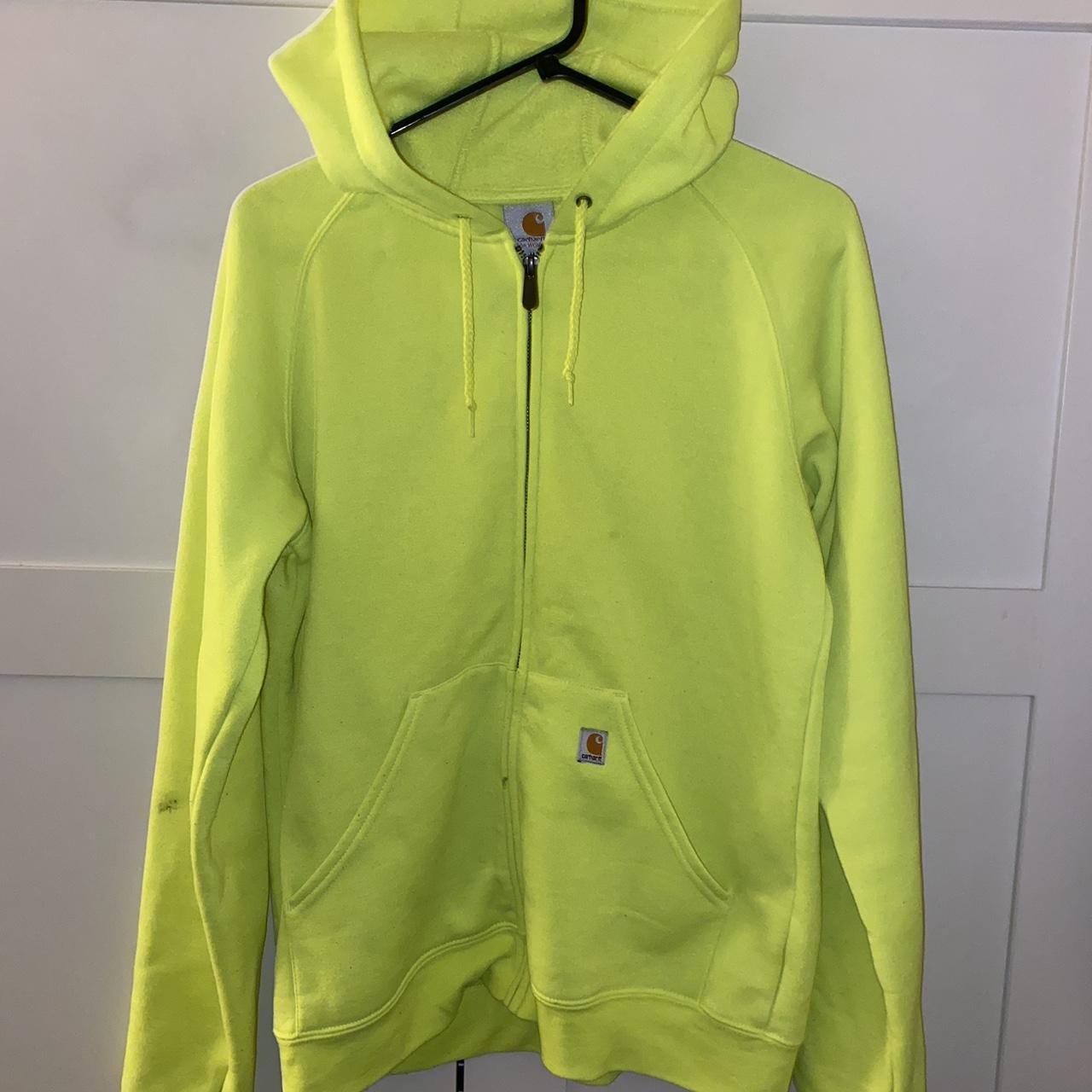 Carhartt neon green hoodie hot sale