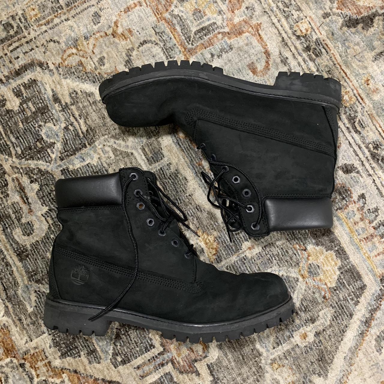 Black timberlands sales size 12