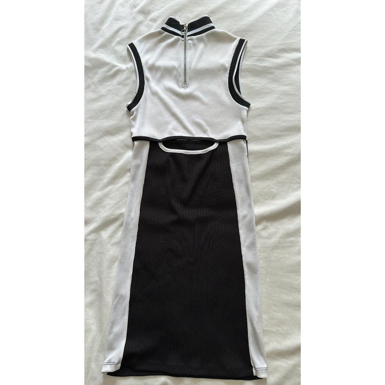 River island black and white cut out dress🖤🤍, - Main Image