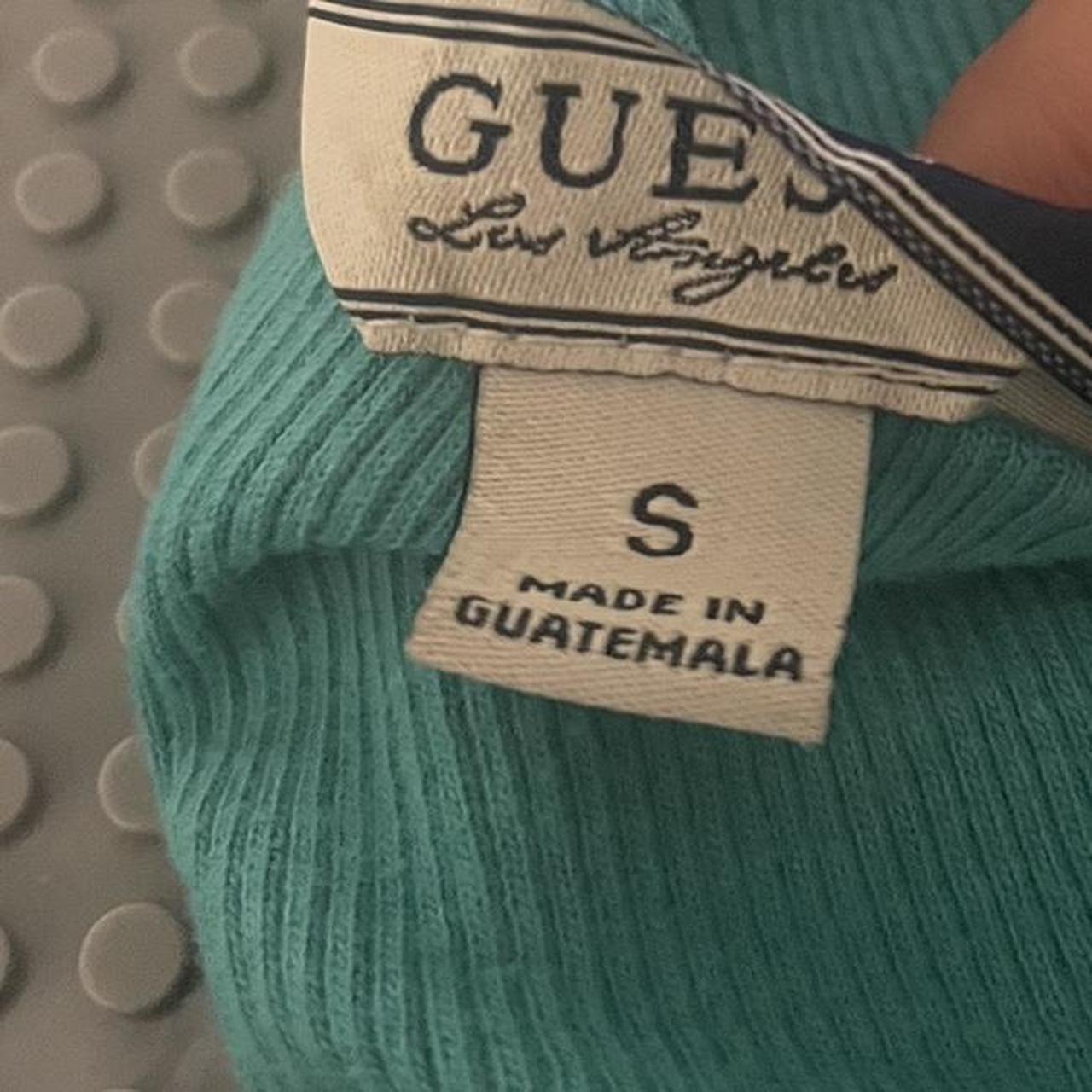 Guess Women's Blue and Green Shirt (3)
