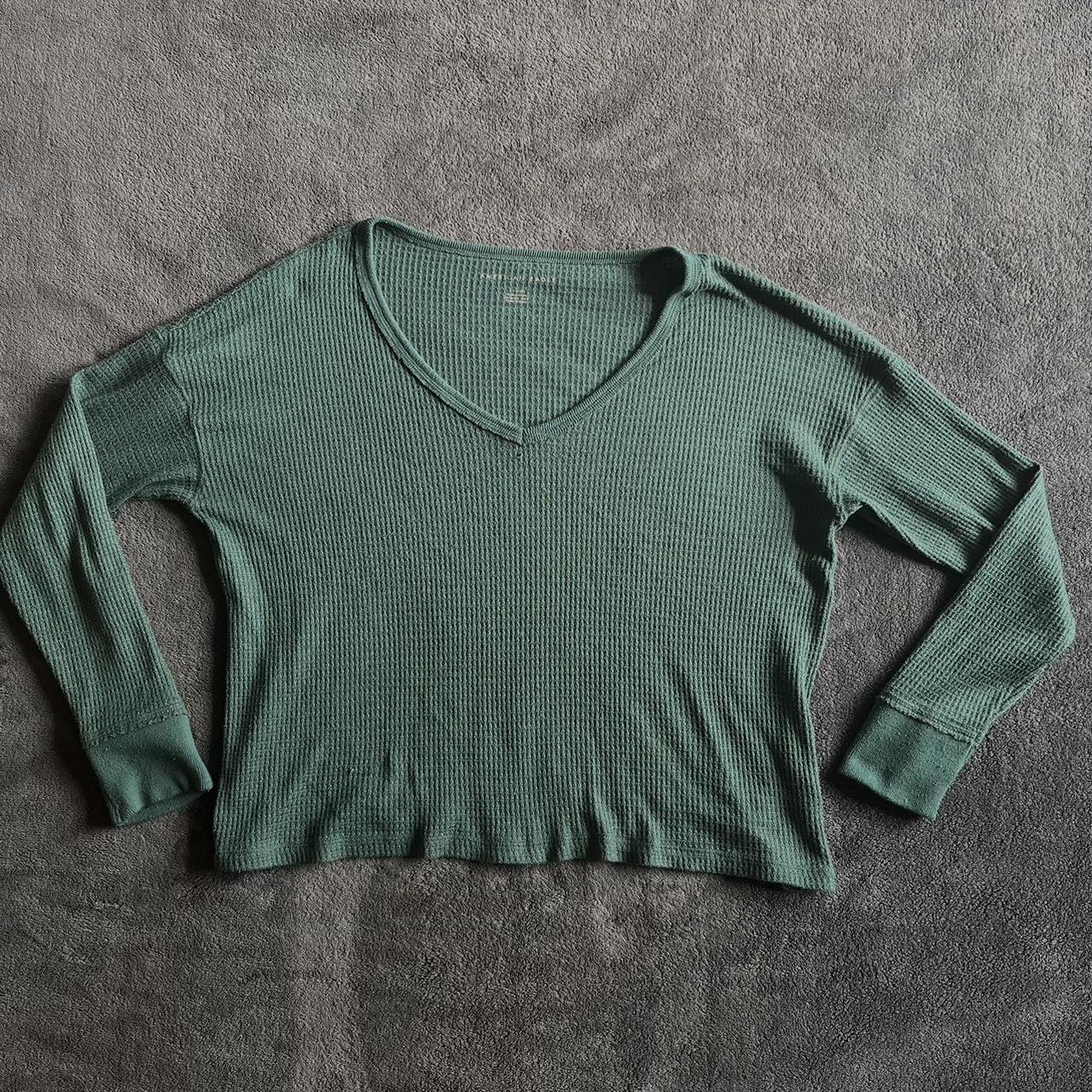 American Eagle green sweater americaneagle Depop