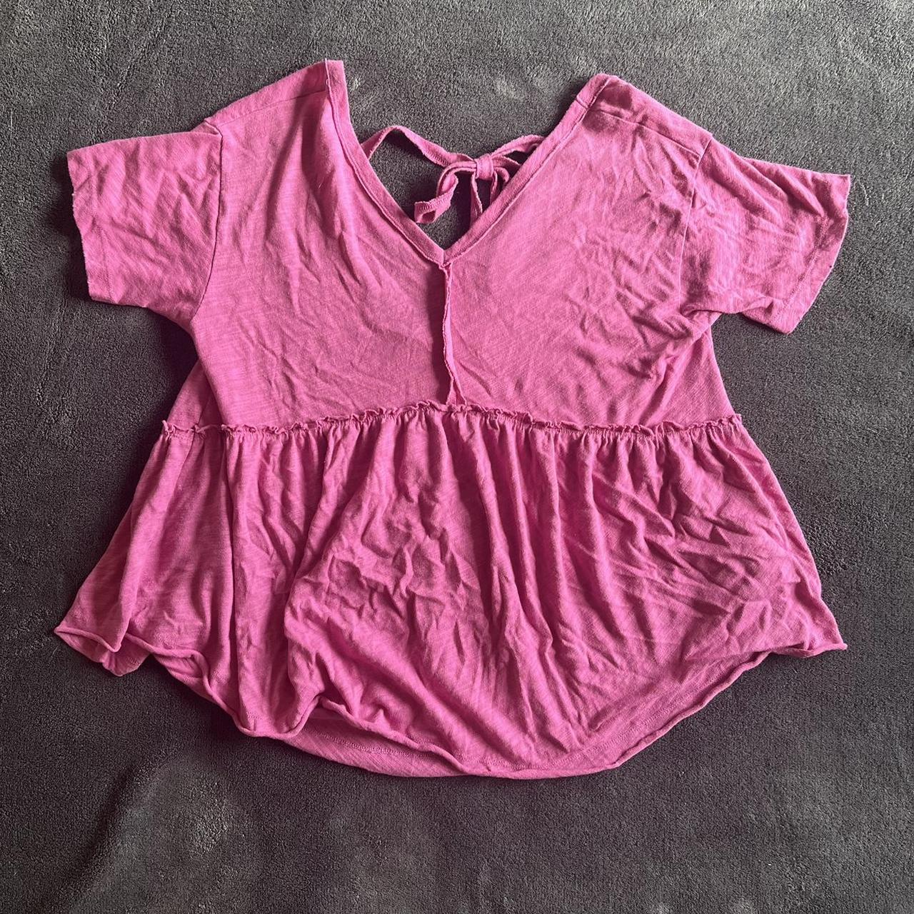 American Eagle pink shirt #americaneagle - Depop