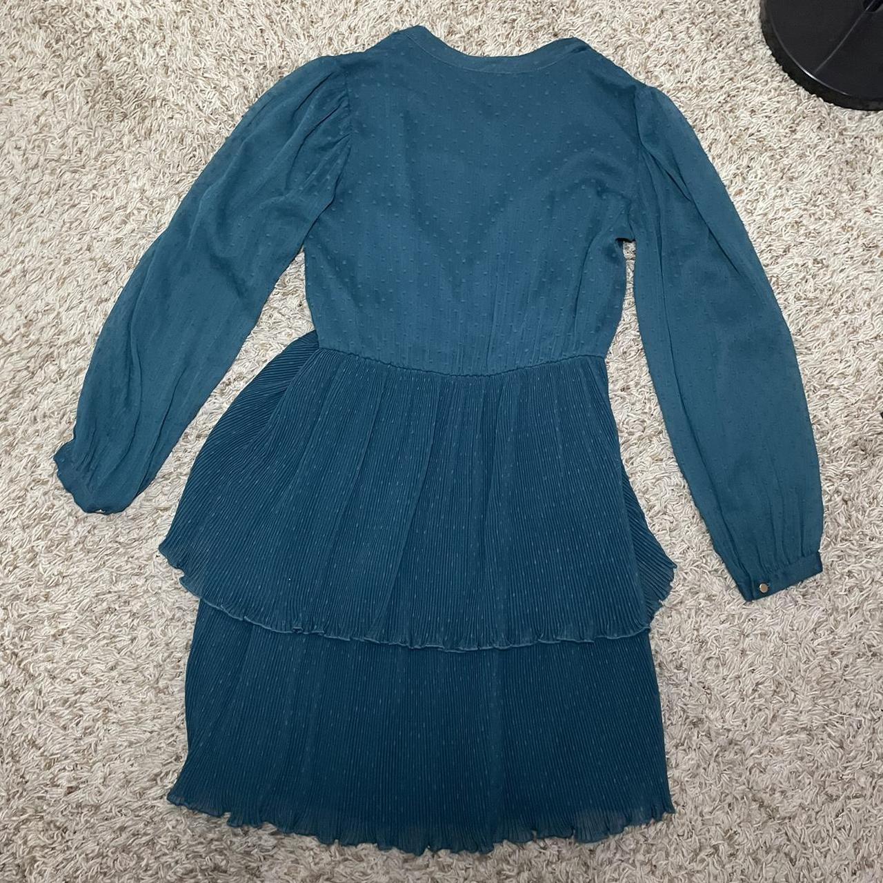 Zara Women's Blue Dress | Depop