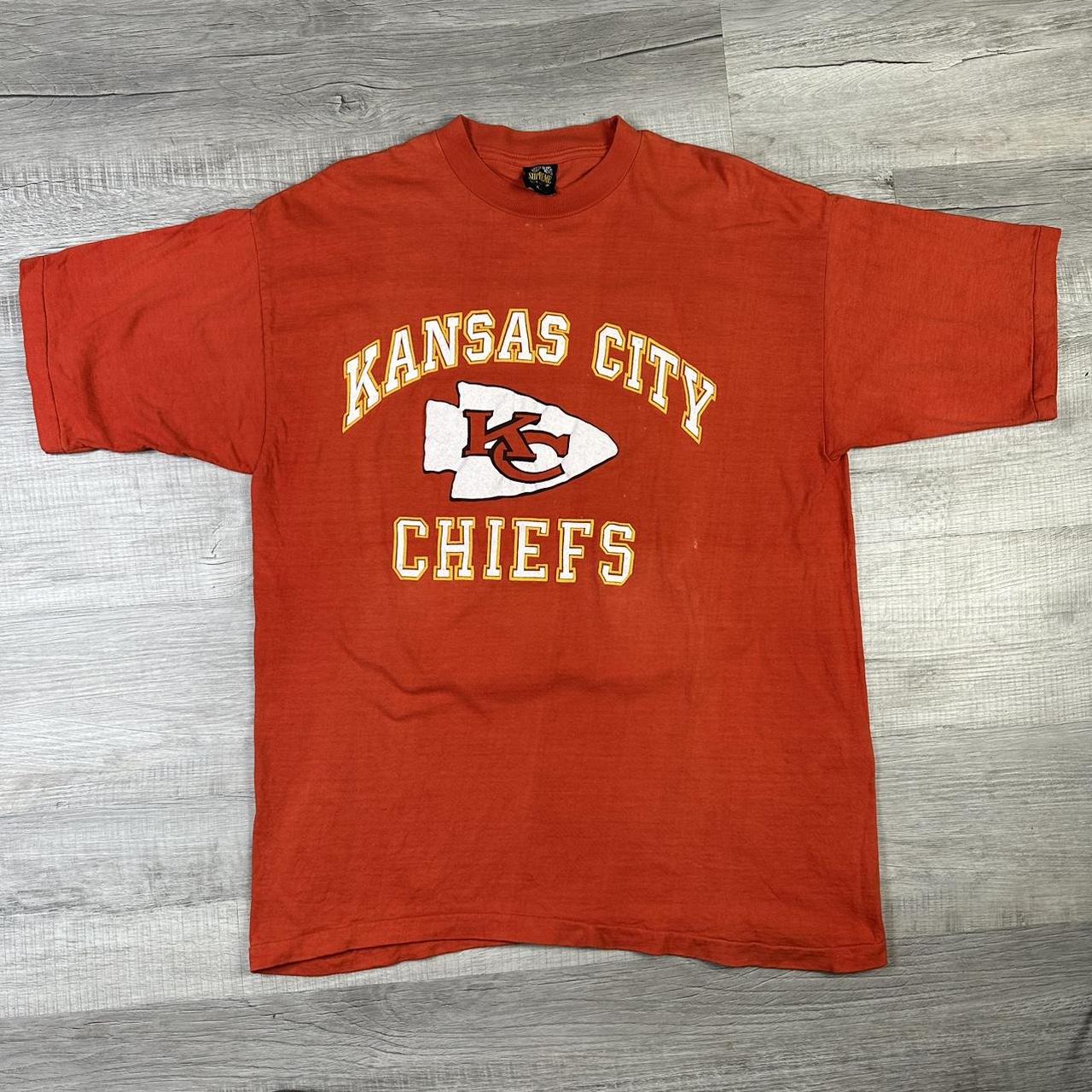 Real Vintage 1990s Joe Montana Kansas City Chiefs - Depop