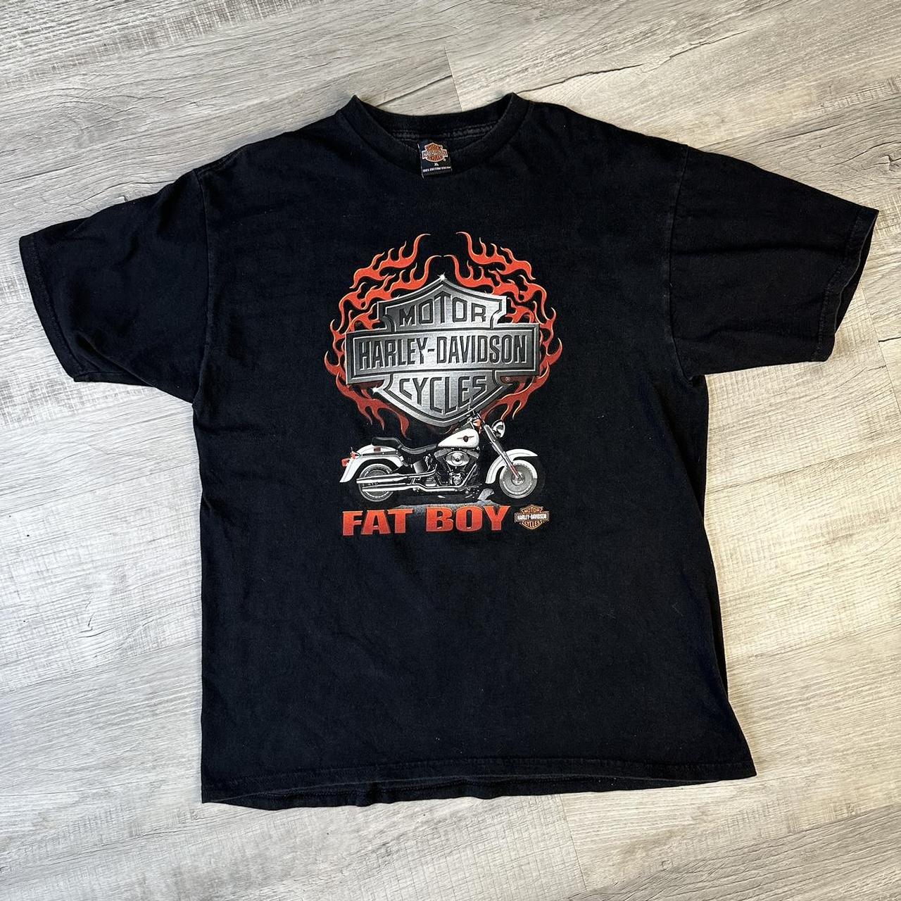 Harley davidson fat boy t shirts sale