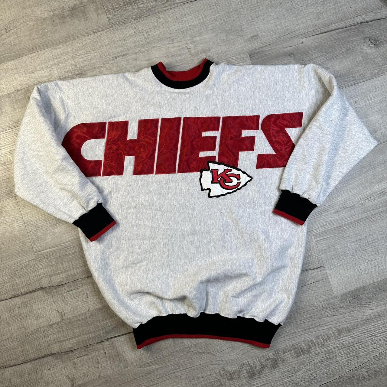 Vintage 90s Kansas City Chiefs Sweatshirt Crewneck NFL Football Men's Size  XL