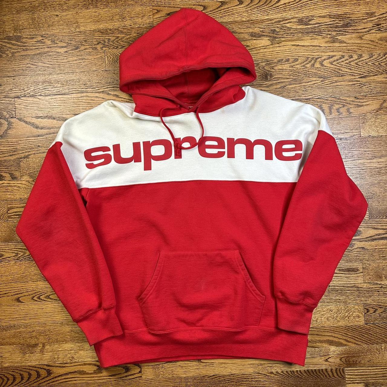 Supreme FW17 Blocked Big Spell Out Hooded Depop